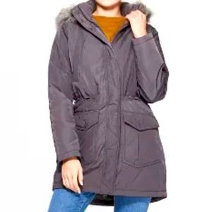 Universal Thread Medium Winter Coat Faux Fur Hood